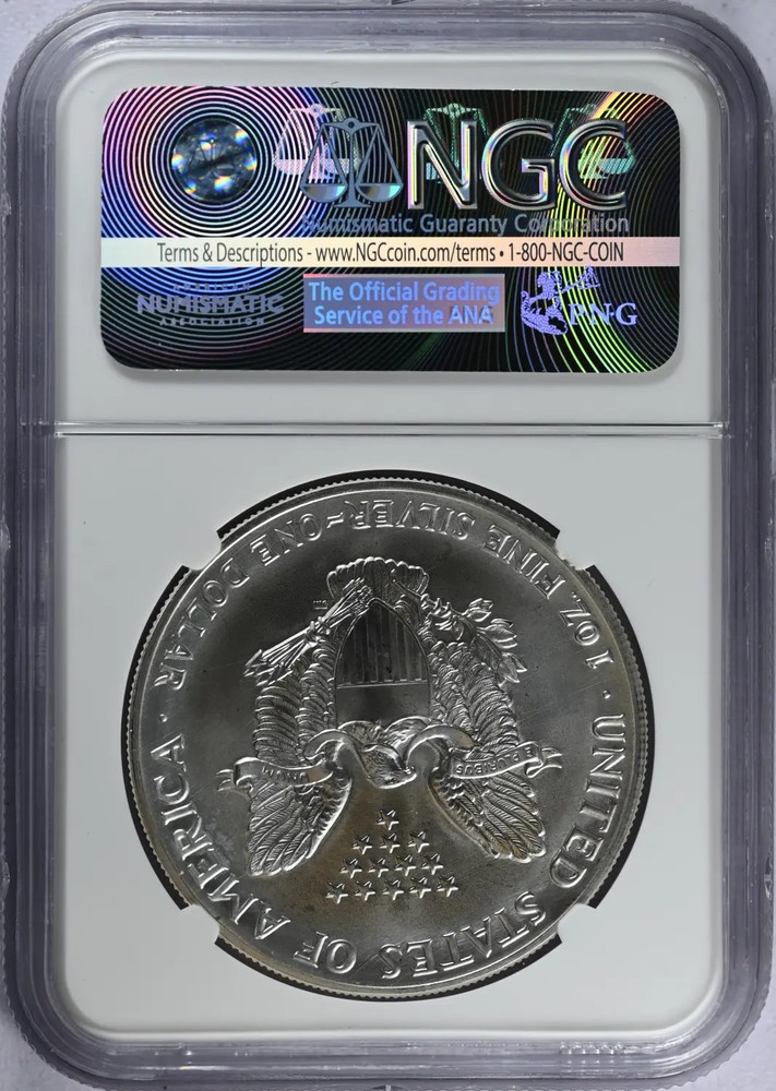 1991 Bullion Silver Eagles NGC MS-69