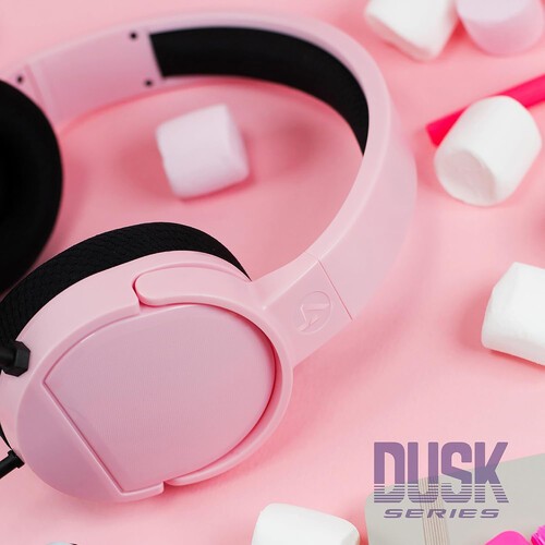 PC Accessory: Wired Headset - 4Gamers PANTHER Headset - Blush: Compatible with P