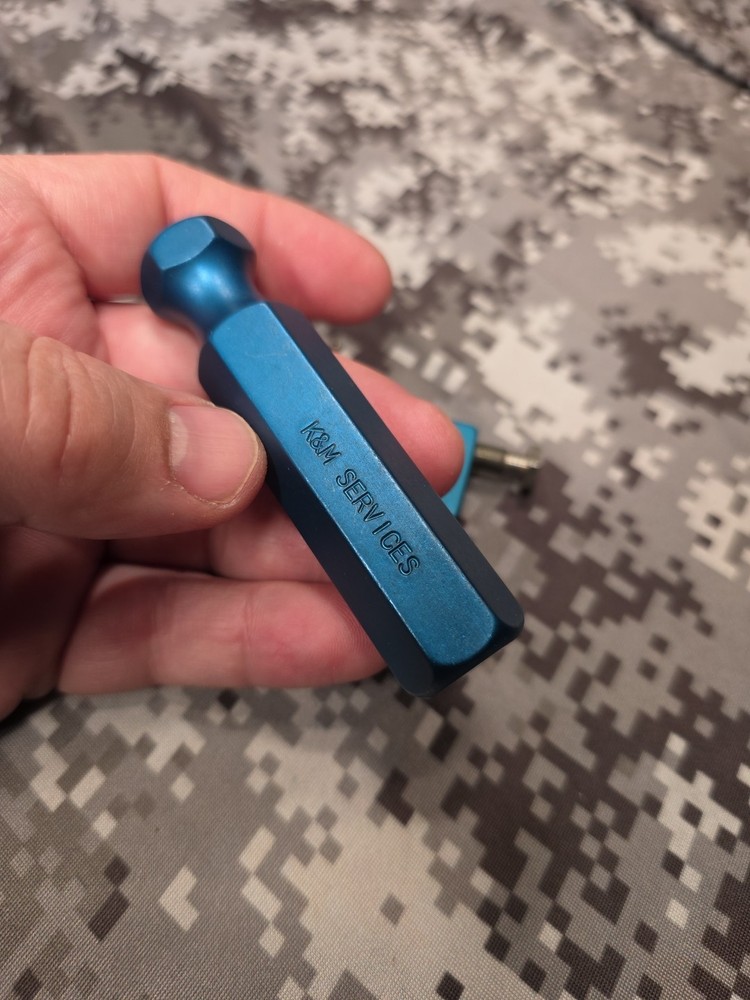 K&M PRECISION MICRO ADJUSTABLE CASE NECK TURNER & REAMER PRIMER POCKET HANDLE