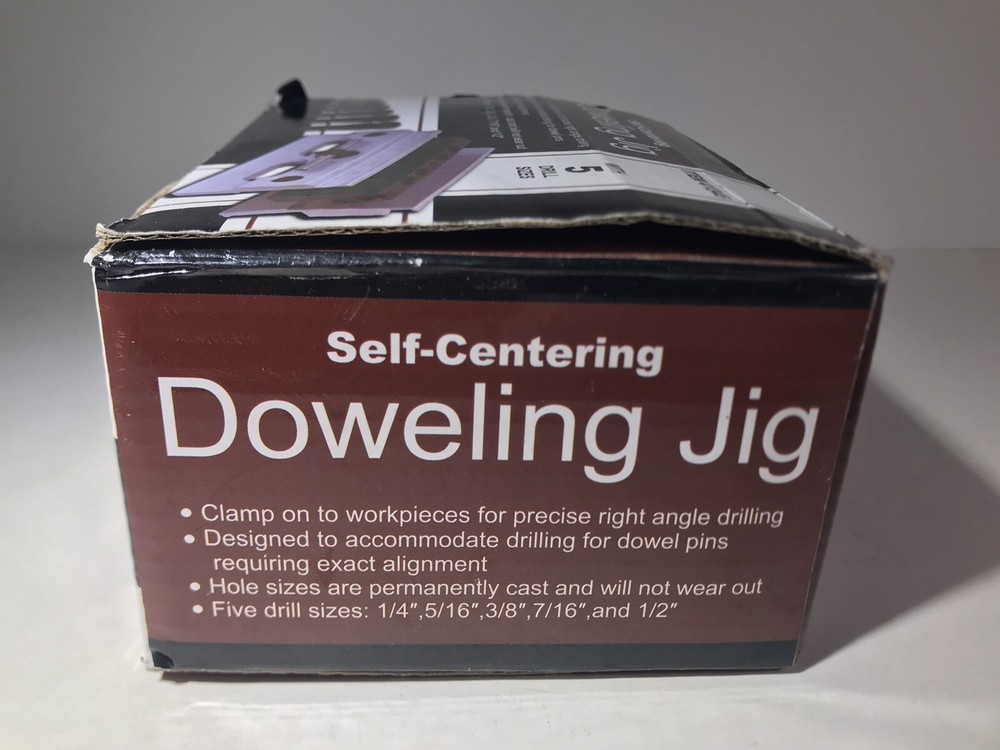 Self Centering Doweling Jig ~ 41345 ~ Precise Drilling Guide ~ Dowel Clamp Tool