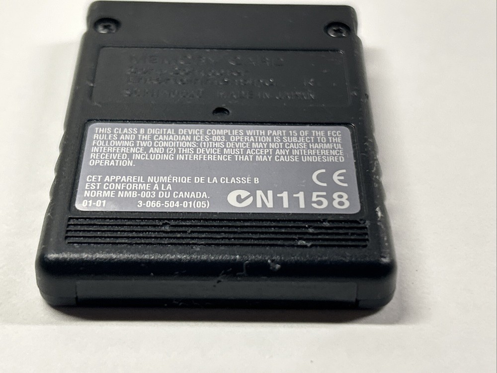 Sony Playstation 2 - (PS2) Official Authentic 8MB Memory Card MagicGate **READ