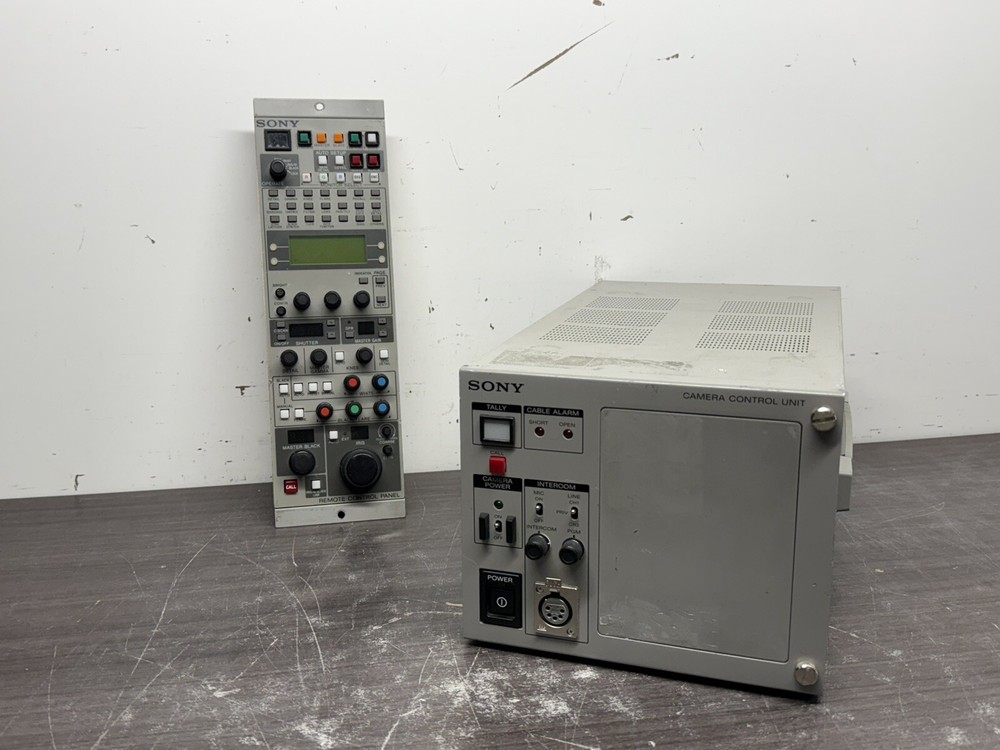 Sony Camera Control Unit CCU-TX7 W/ Remote RCP-TX7 - X68