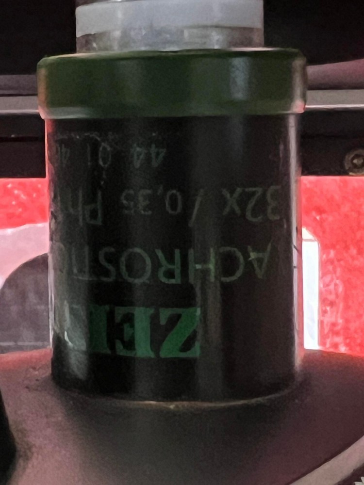 Zeiss Axiovert S100 Inverted Contrast Fluorescence Microscope with 2 Objectives