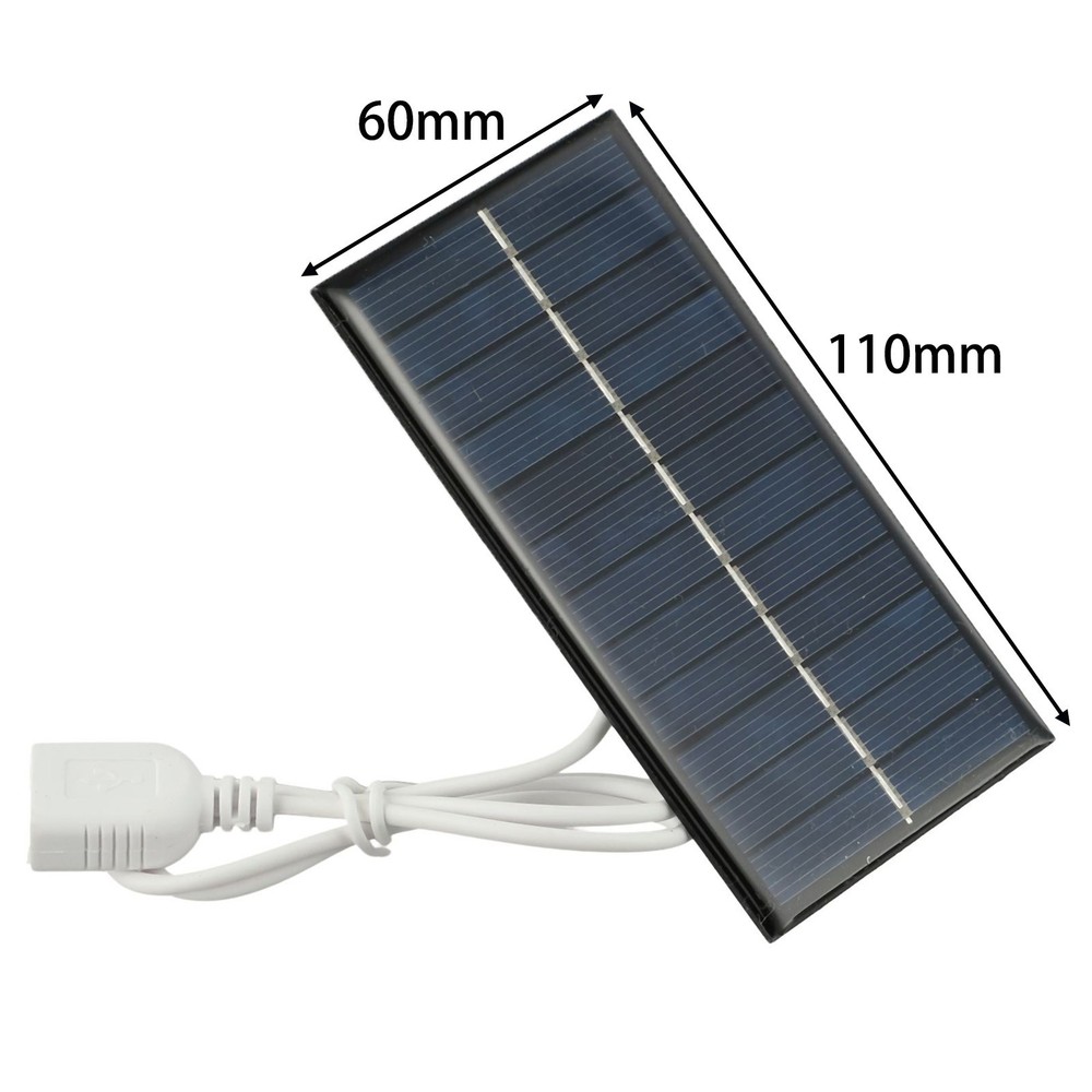 User Friendly Portable 2W Solar Panel Suitable for All Weather Conditions