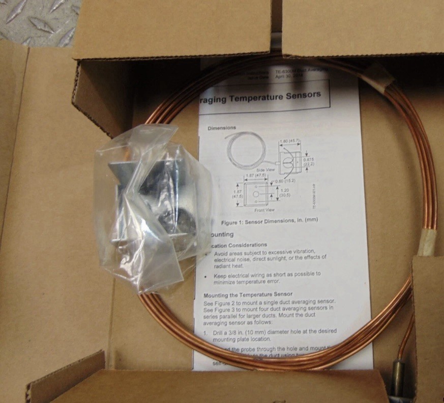 JOHNSON CONTROLS TE-6316M-1 TEMPERATURE SENSOR