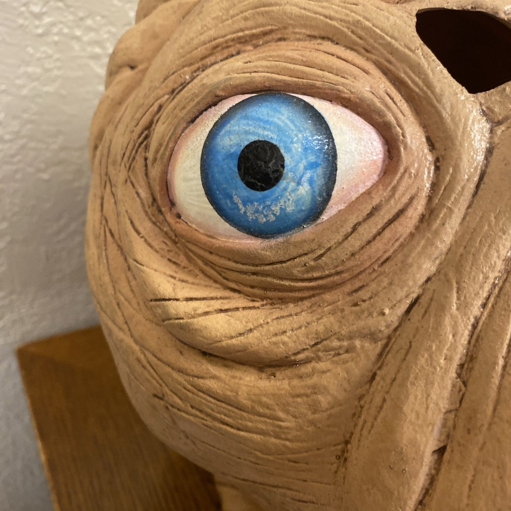 VTG E.T. Extra Terrestrial Rubber Mask Universal Studios Rare FUN Halloween EUC