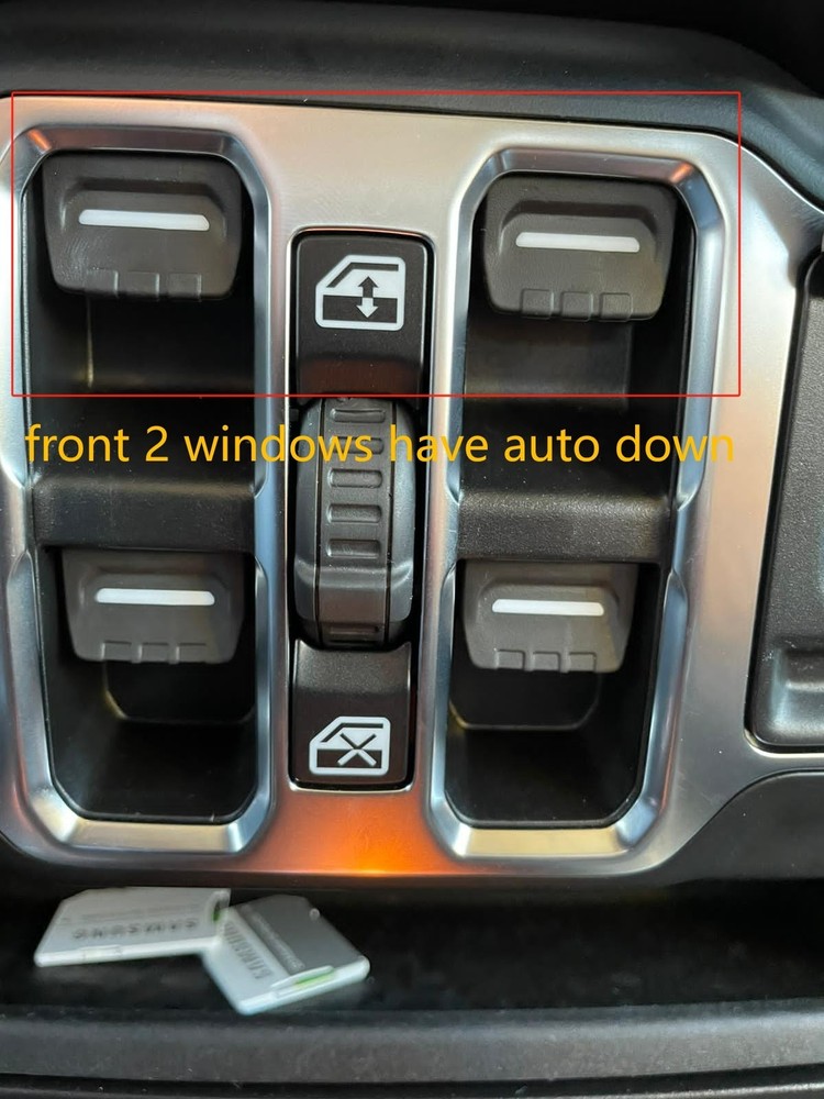 HUD Speedometer & Remote Window Module Combo for Jeep Wrangler/Gladiator 07-24
