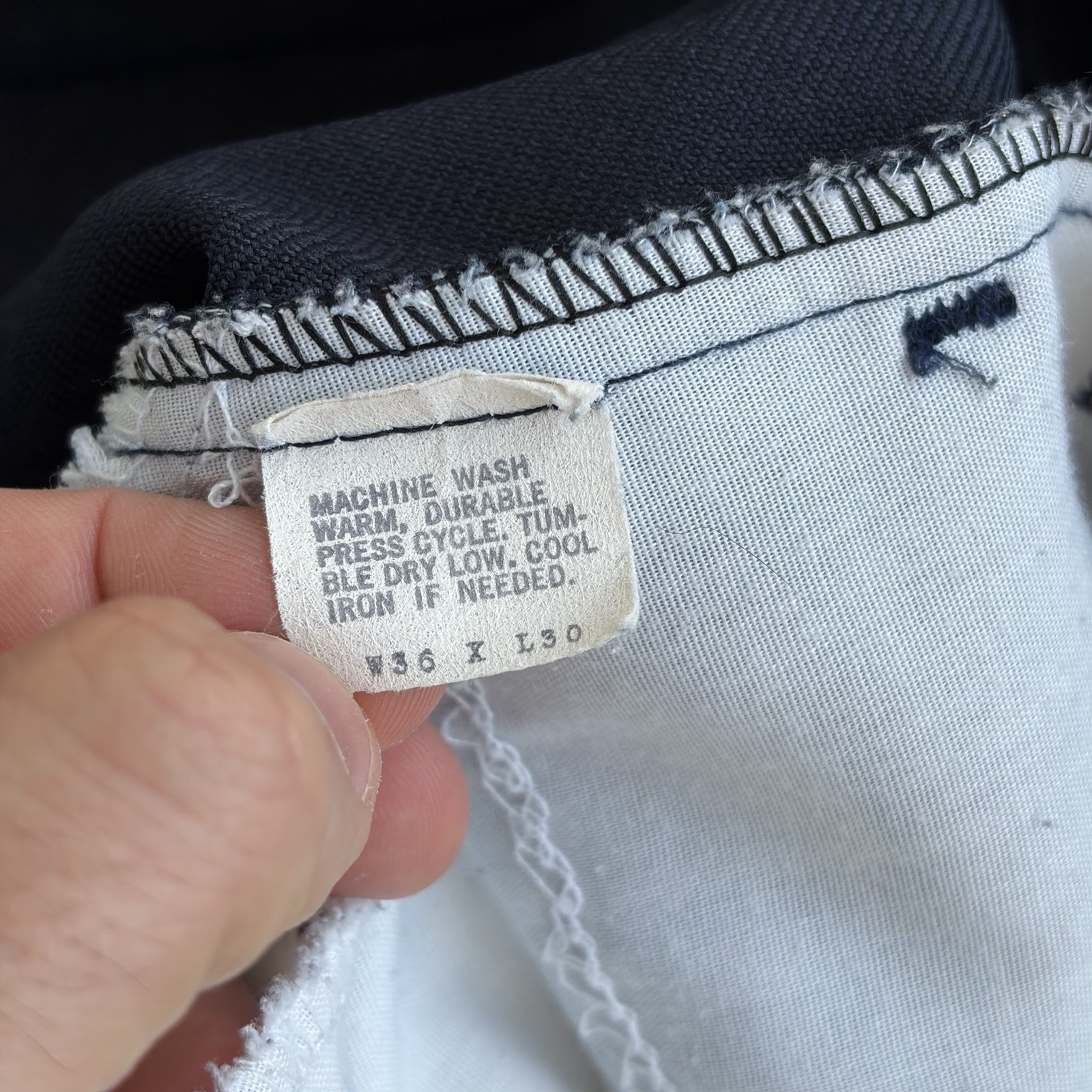 Vtg Levis 517 Pants Mens 36x30 Blue Sta Prest Bootcut 70s Talon Zip Western USA