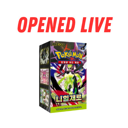 [Opened Live] Korean PokemonNullify Zero Booster Box [Korean]