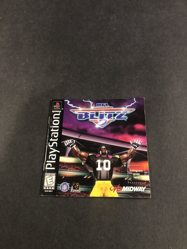 nfl blitz ps1 Manual Only