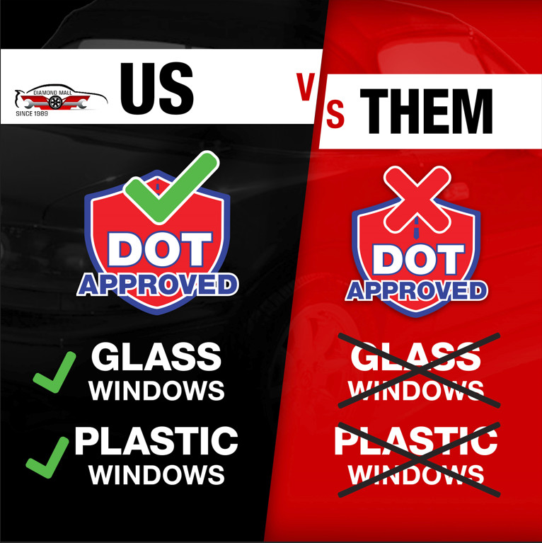 Convertible Soft Top Fits 2003-2009 Nissan 350Z w/DOT Heated Glass Window, Vinyl