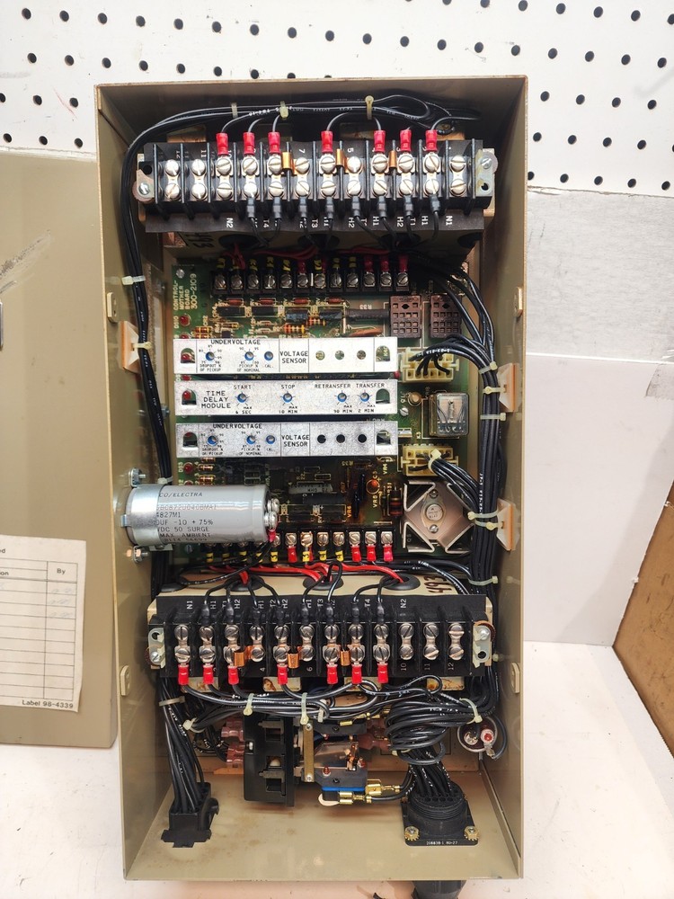 Power Sentry Onan automatic Transfer main Panel OTBCA1004U/3101E, 100 A, 3 ph