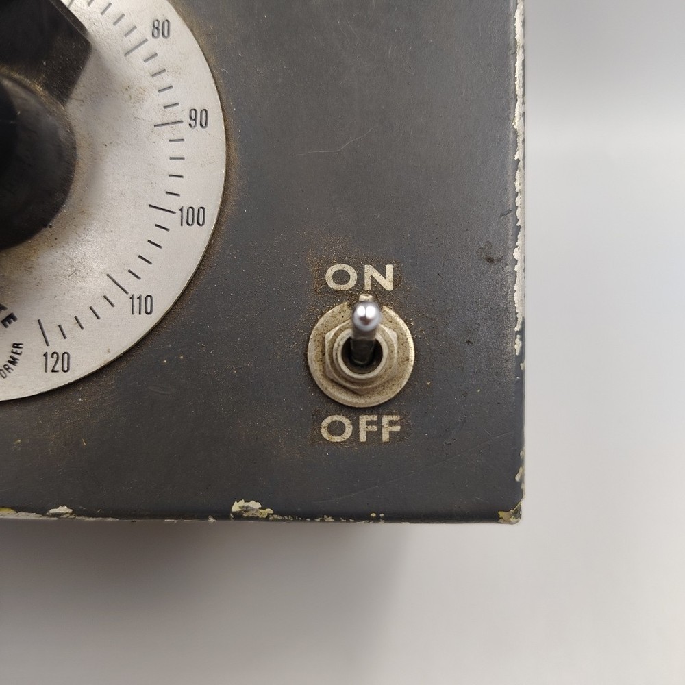 Vintage Simpson Meter + Ohmite VT-02 Variable Transformer Box – Untested