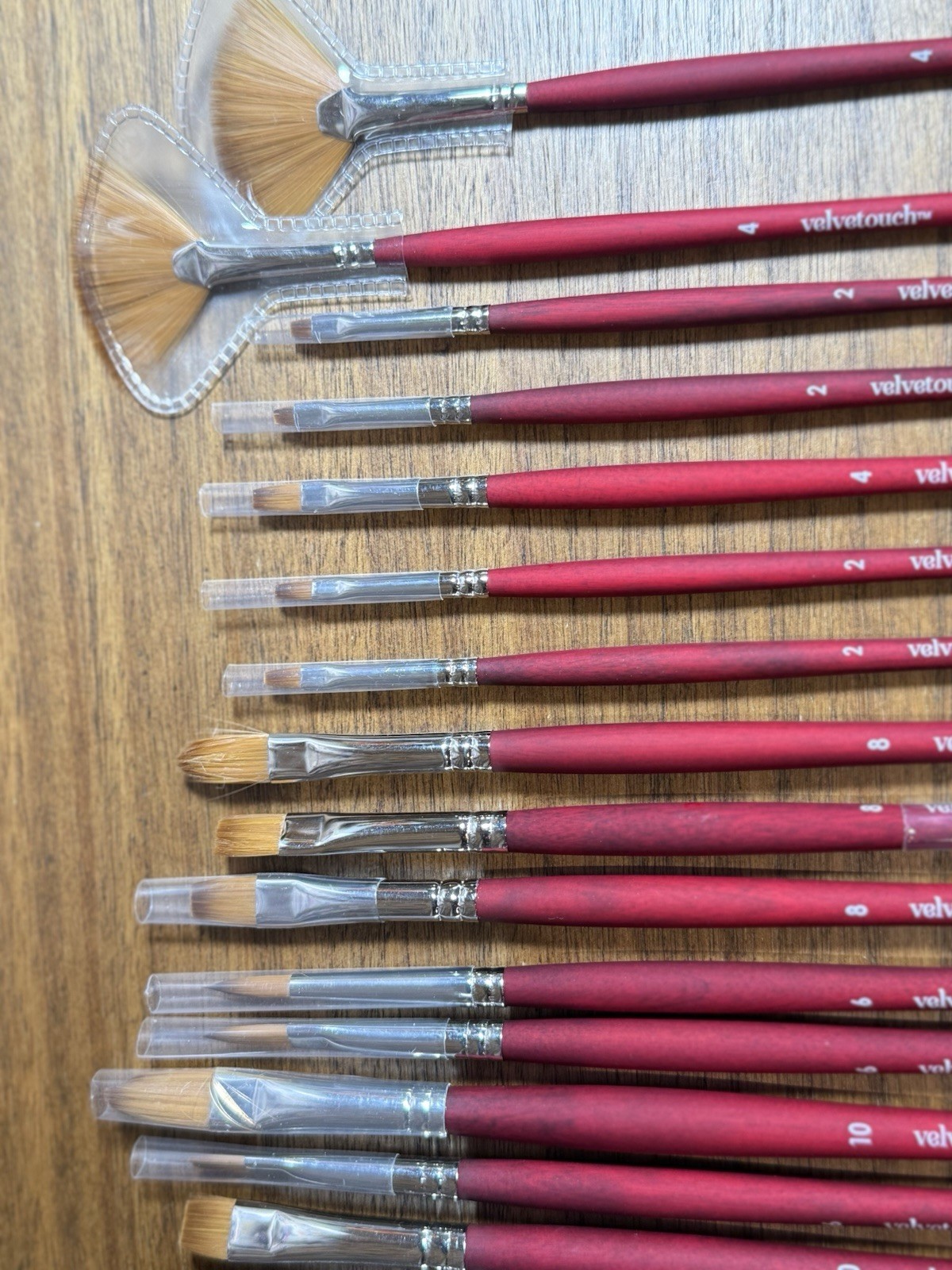 Princeton Velvetouch Watercolor/acrylic Paint Brushes! Lot of 34! NEW/FREE SHIP!