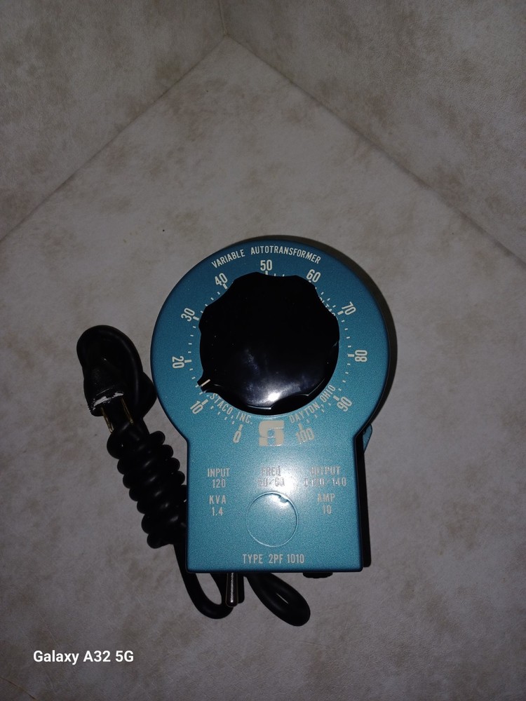 Staco 2PF-1010 120/140v Variable Transformer, New open box