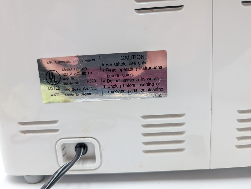 MK Mister Loaf Bread Machine HB310