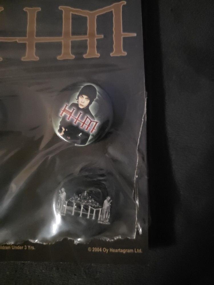 HIM Vintage 2004 Button Pack 4 Piece