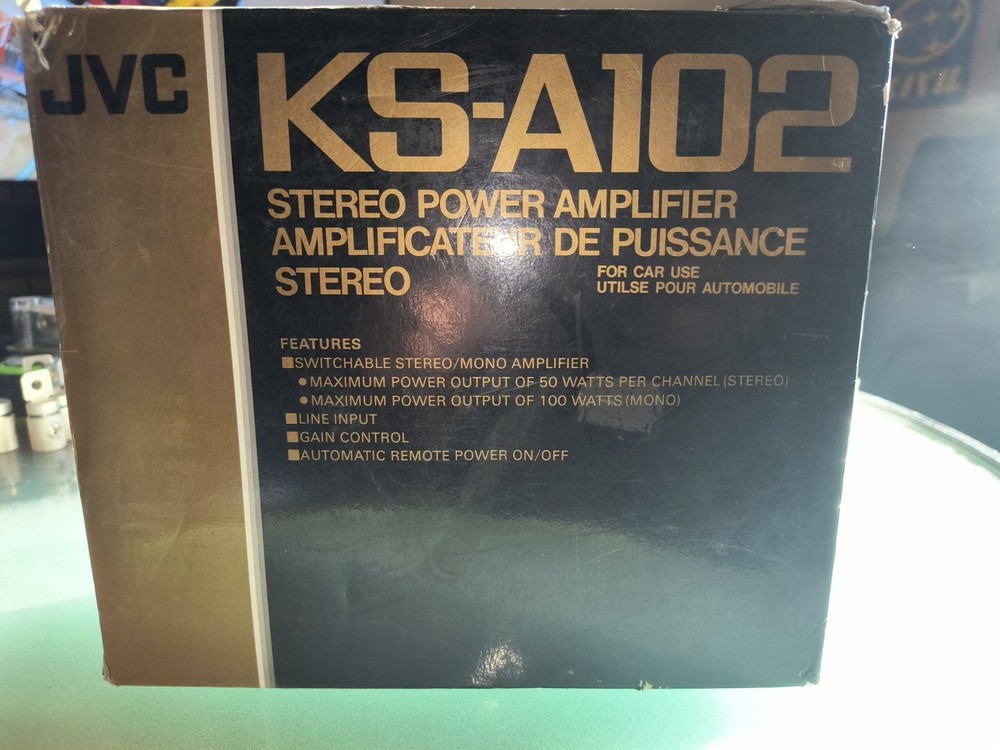 JVC Stereo Amplifier Model KS-A102 In Box