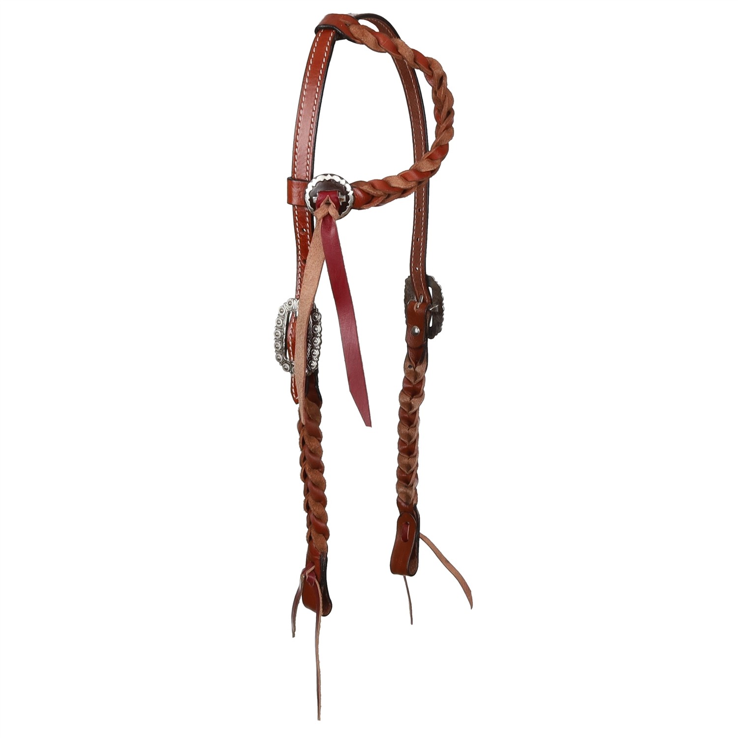 Heritage Metal Ring Headstall, Reins and Breastcollar - Large Silver Rings
