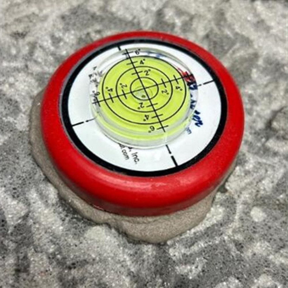 Circular Bubble Level 3Pcs, Degree Marked, for Phonograph Telescope, Green