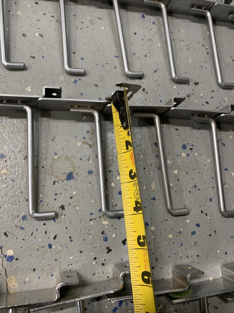 Slatwall Hook Bundle - 40 Pcs chrome slat hooks 4”