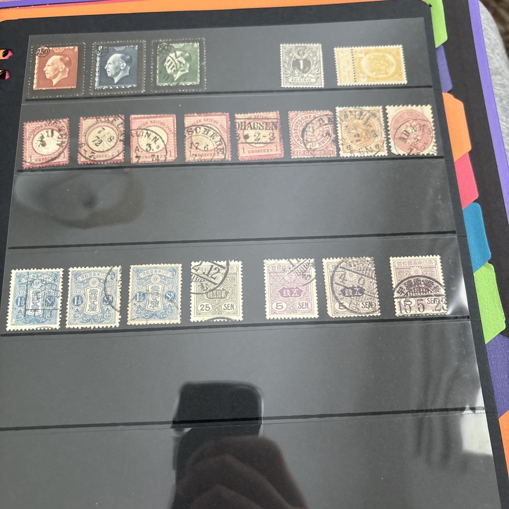 World Mint Stockbook With Covers Interesting Collection BC1338