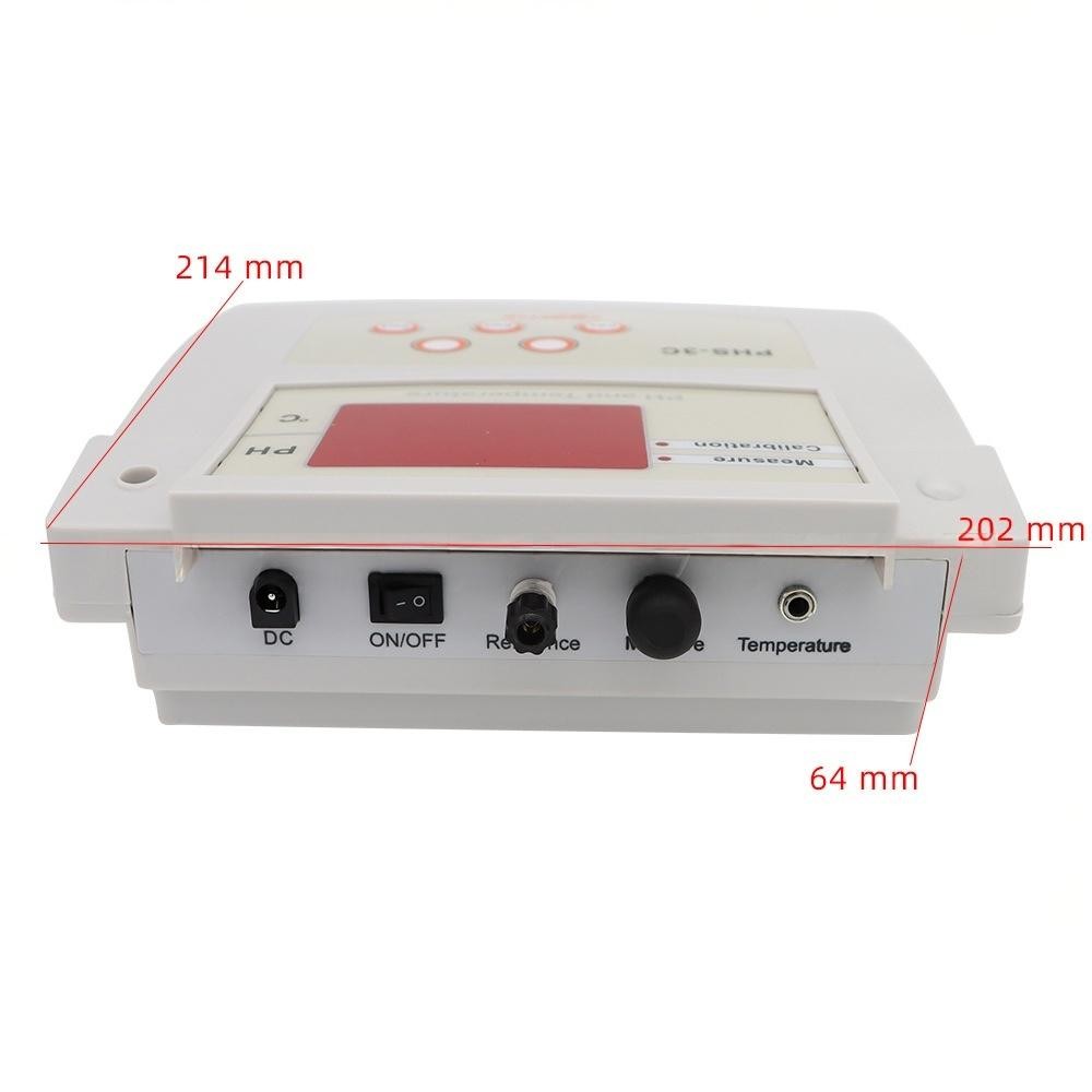 PHS-3C Desktop PH Meter Portable Compact Acidity Alkalinity Tester Lab Tool