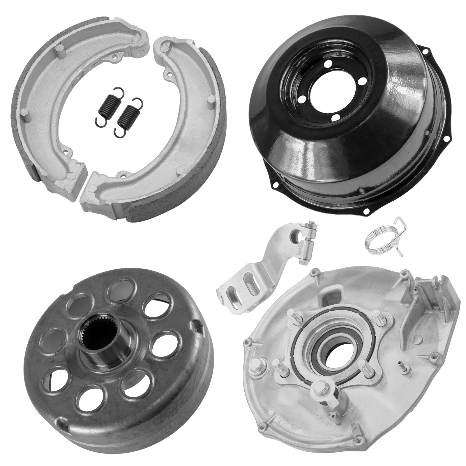 Rear Brake Panel & Drum For Fourtrax 300 TRX300 TRX300FW 1988-2000 43100-HC4-010