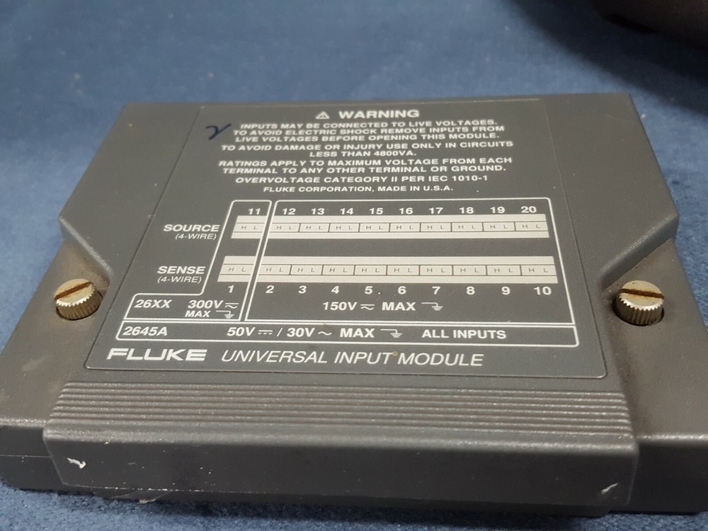Fluke 2620A: Hydra Data Acquisition (Failure: Low Batt Error 6) (6501) Q