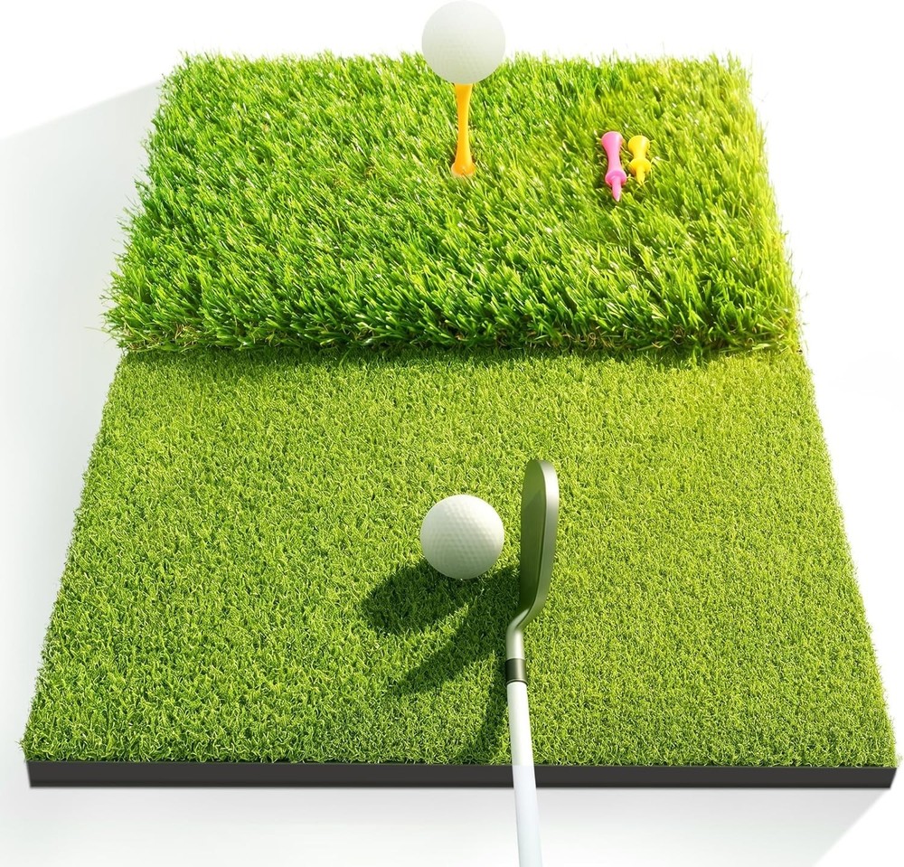 Golf Hitting Mat, Swing Path Feedback Golf Training Mat, 16"x12" Extra Replac...