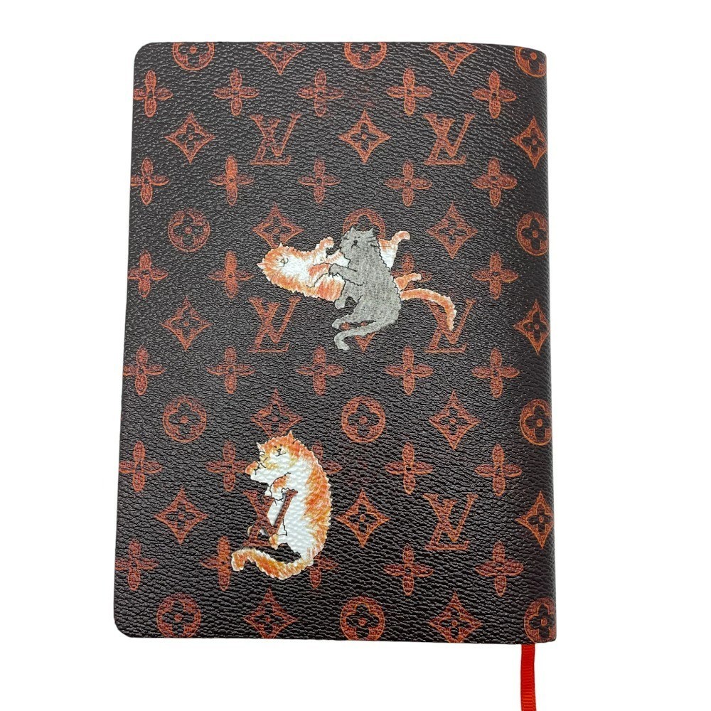 Auth Louis Vuitton Catogram Canvas Notebook GI0358