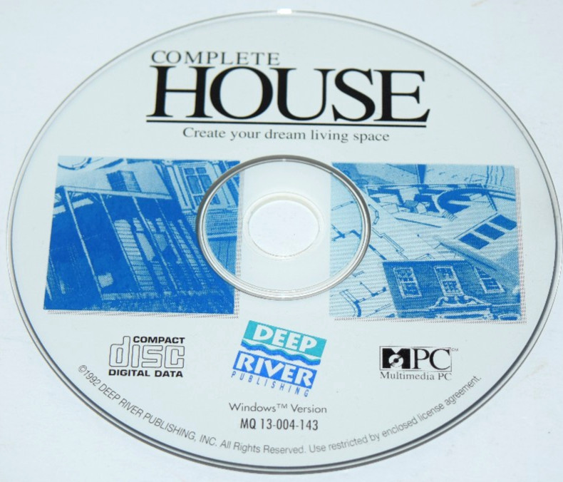 Complete House Softkey Platinum CD-ROM 1992 Disc Only