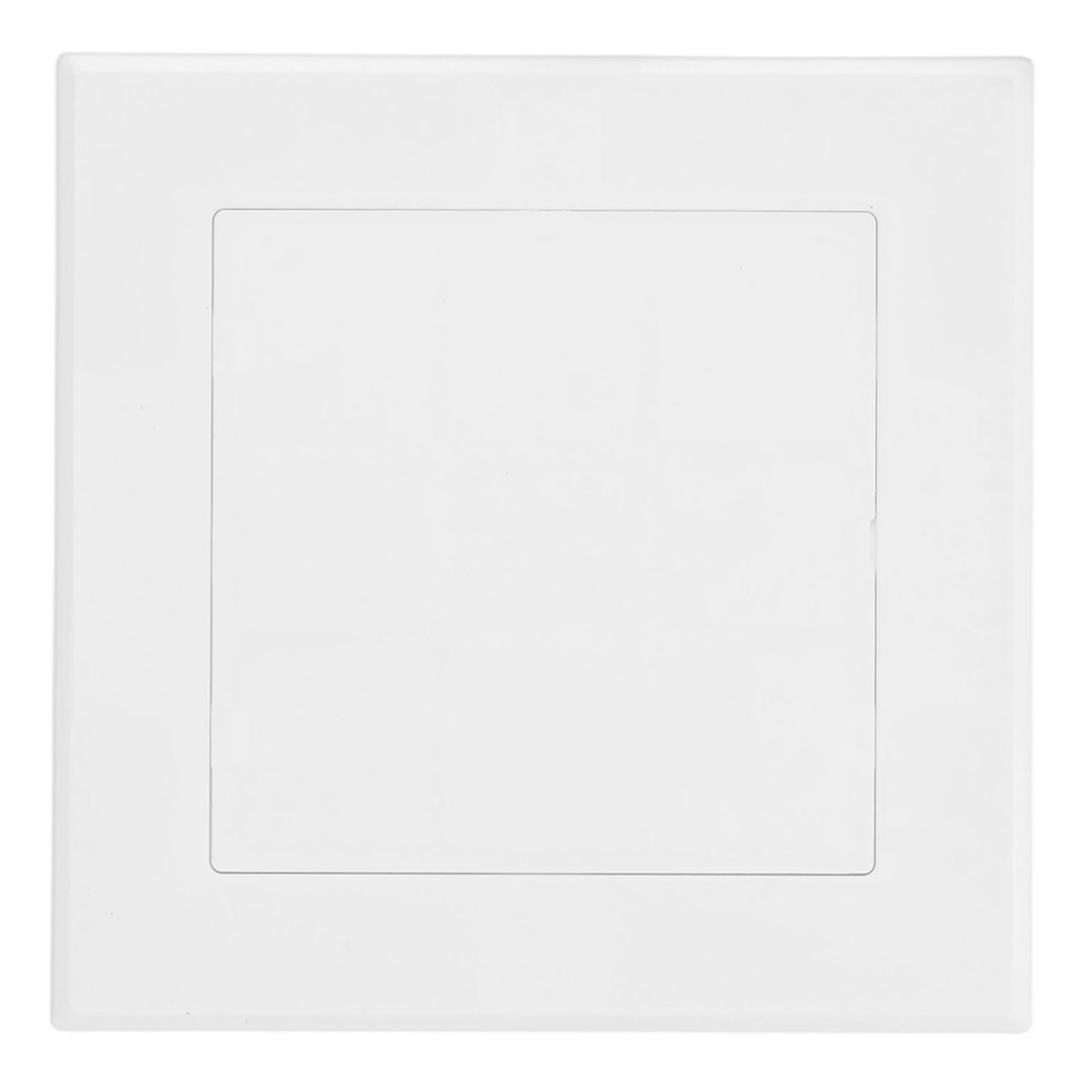 1-Pack Access Panel for Drywall, 5x5" Plastic Removable [White, Square]