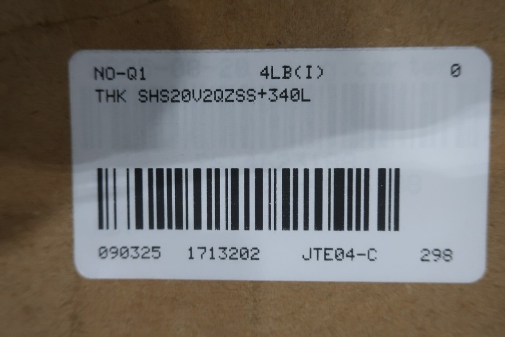 Thk SHS20V2QZSS+340L Linear Guide