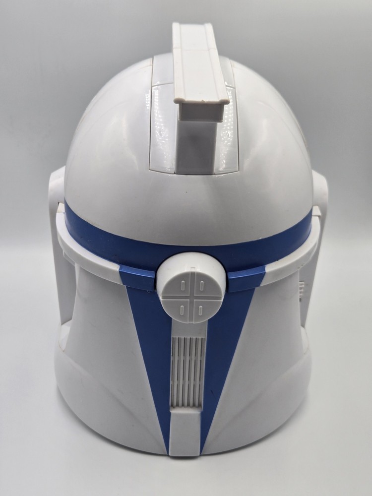 The Clone Wars Captain Rex Electronic Command Helmet 2008 Star Wars WORKS