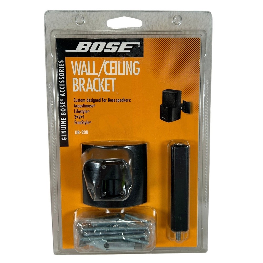 Bose UB20B Genuine Wall Ceiling Speaker Bracket Mount System Black Hardware