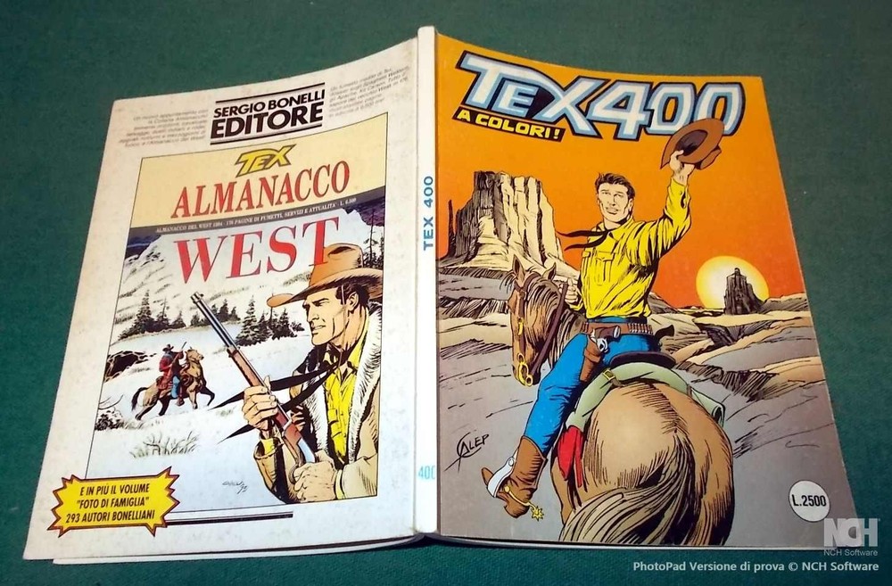 TEX No. 400 Colori Bonelli Editions 1994