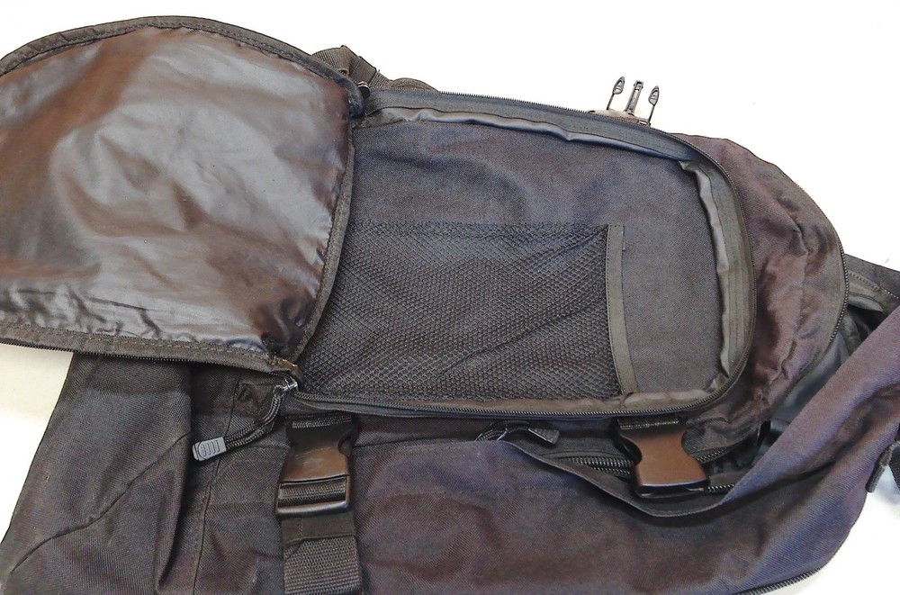 Code Alpha Black Expandable Backpack Hiking Pack