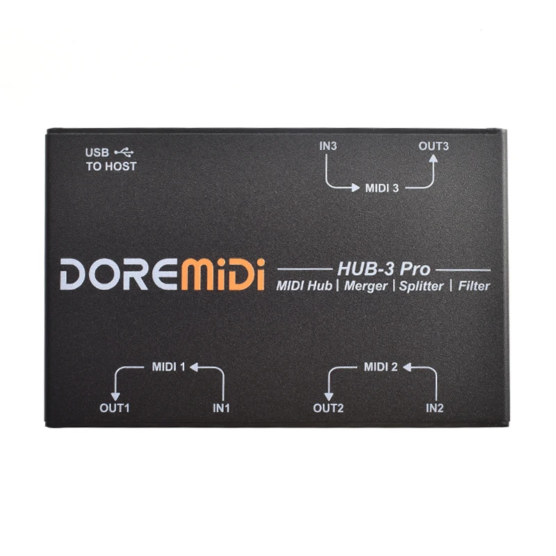 Elevate Your Music Setup: DOREMiDi MIDI HUB-3 Pro Connectivity Solution