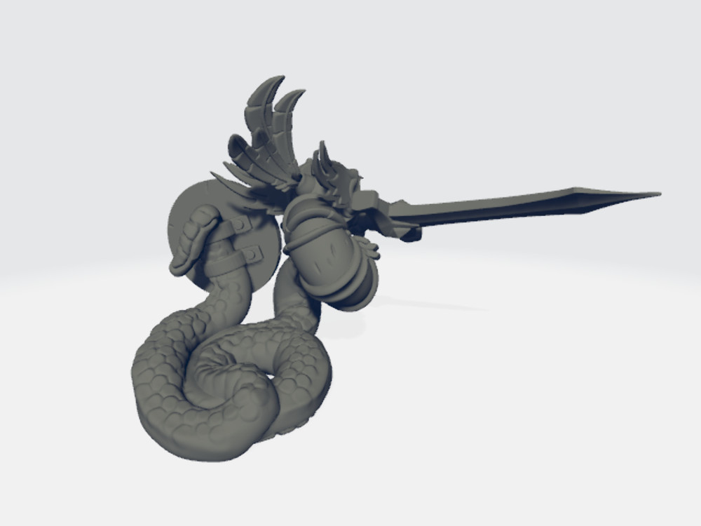 Capsule Chibi - Snake Paladin