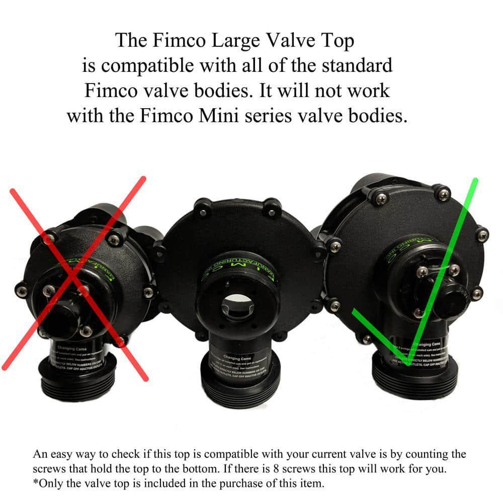 FIMCO Large Indexing Valve Replacement Top ABS Plastic Compatible 92684 92696