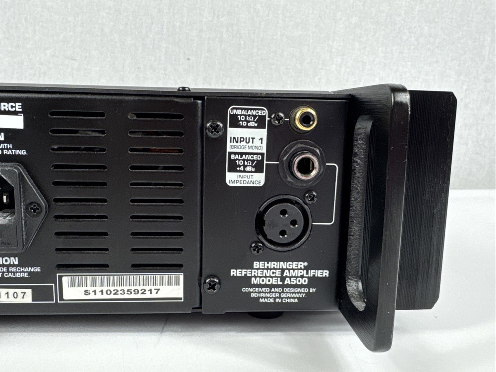 Behringer Reference Amplifier Model A500 Working Used