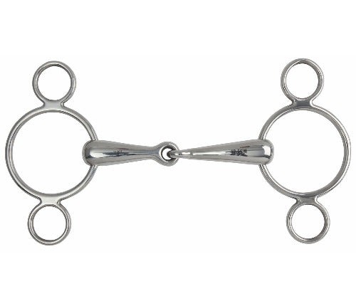 Shires Hollow Mouth Two Ring Gag