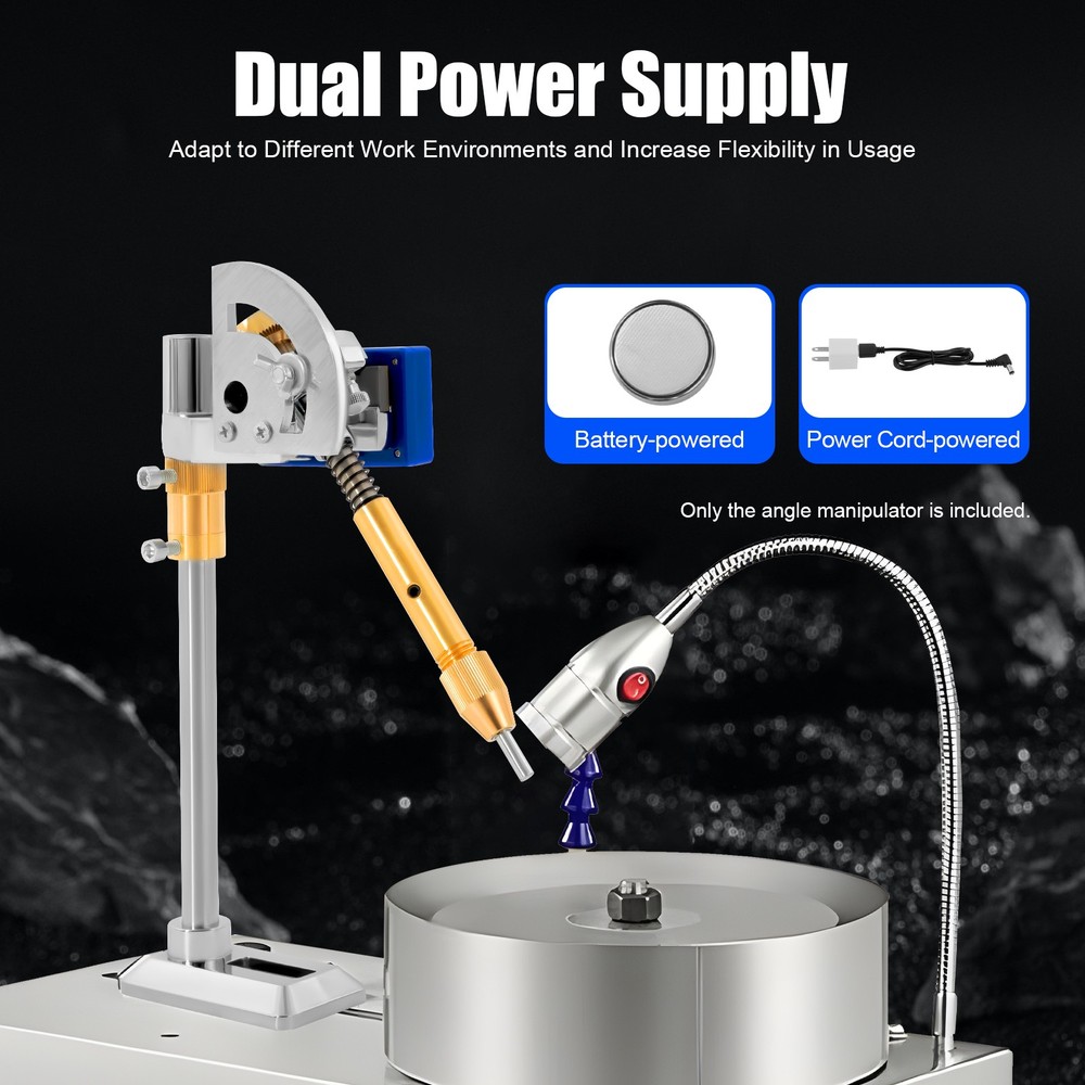 Digital Display Angle Manipulator Gem Faceting Machine Angle Polishing Handle