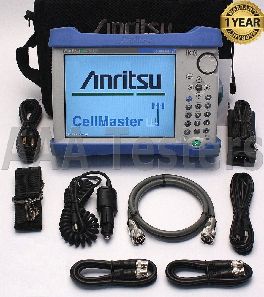 Anritsu Cell Master MT8213E Base Station Analyzer w/ Options! MT8213