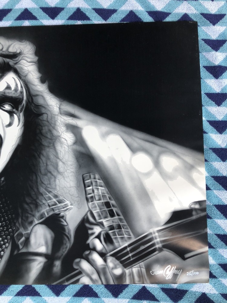 Rare KISS Gene Simmons Artist Numbered #25/100 Signed Original Poster Art Print