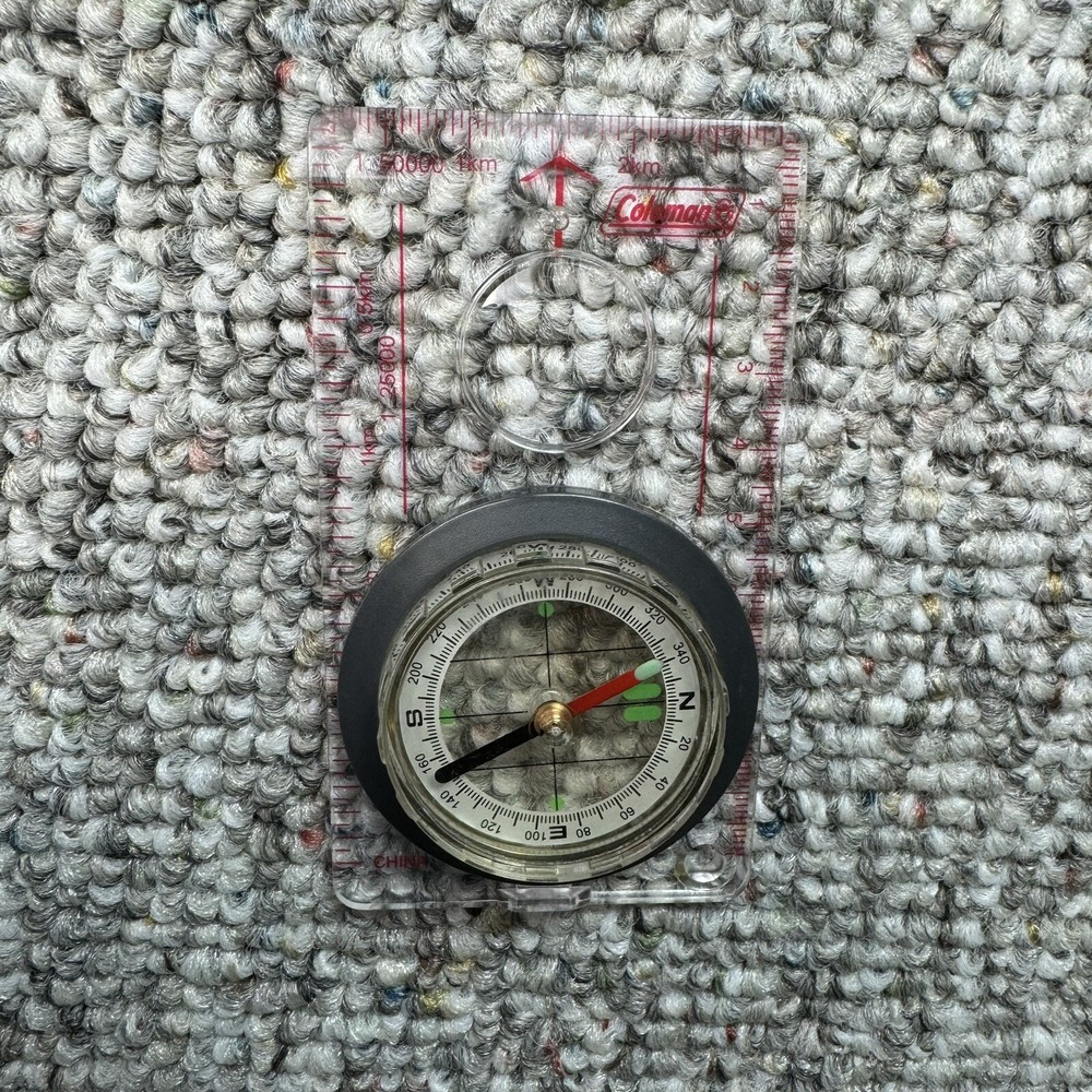 Coleman Map Compass Liquid Filled Ruler