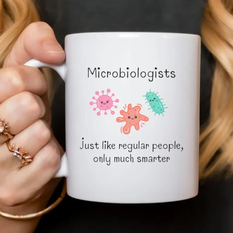 Funny Microbiologist Mug Bacteria Lab Week Science Gift