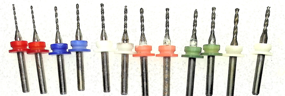 Set Tungsten Carbide PCB Drill Bits.035 .045 .053 .059 .065 ,073" ,88 1.14 1.35