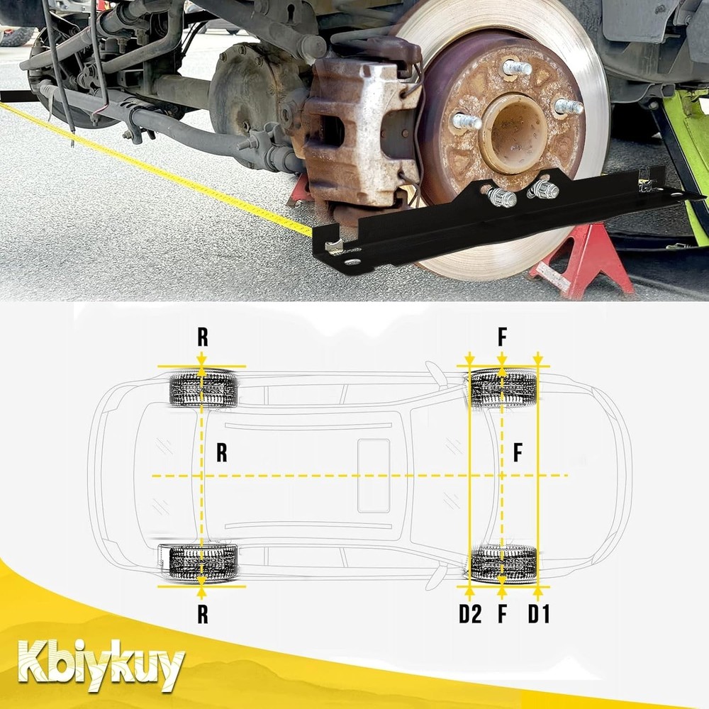 Heavyweight Toe Alignment Tool, Black Wheel Alignment Tool, Wheel Angle Align...
